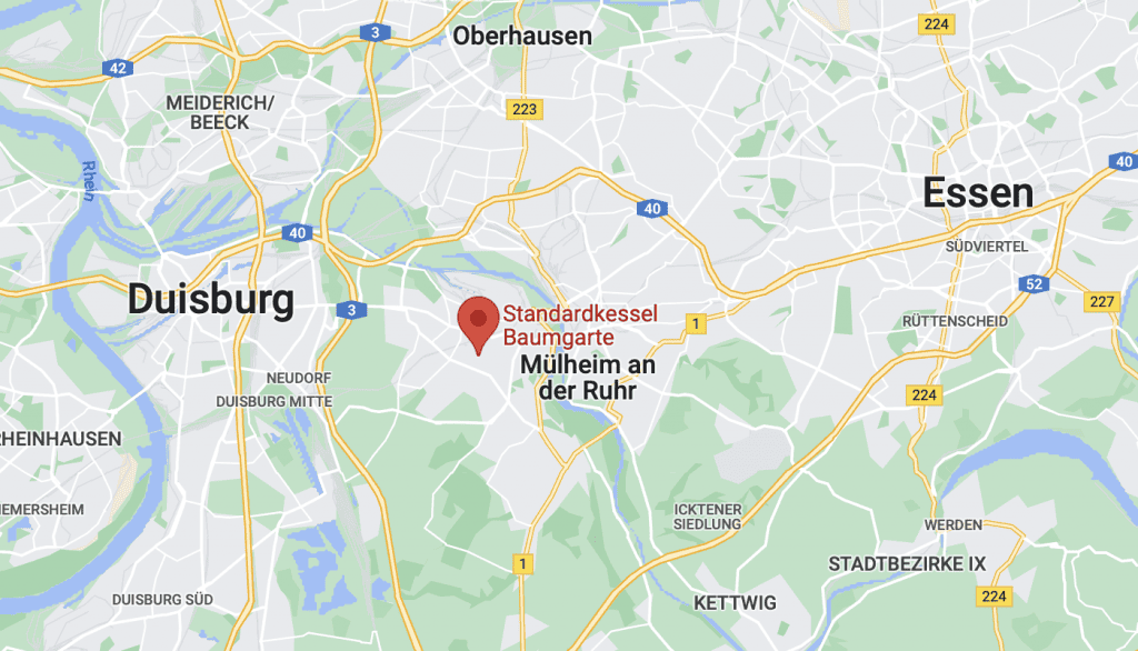Lage Parkstadt Mülheim