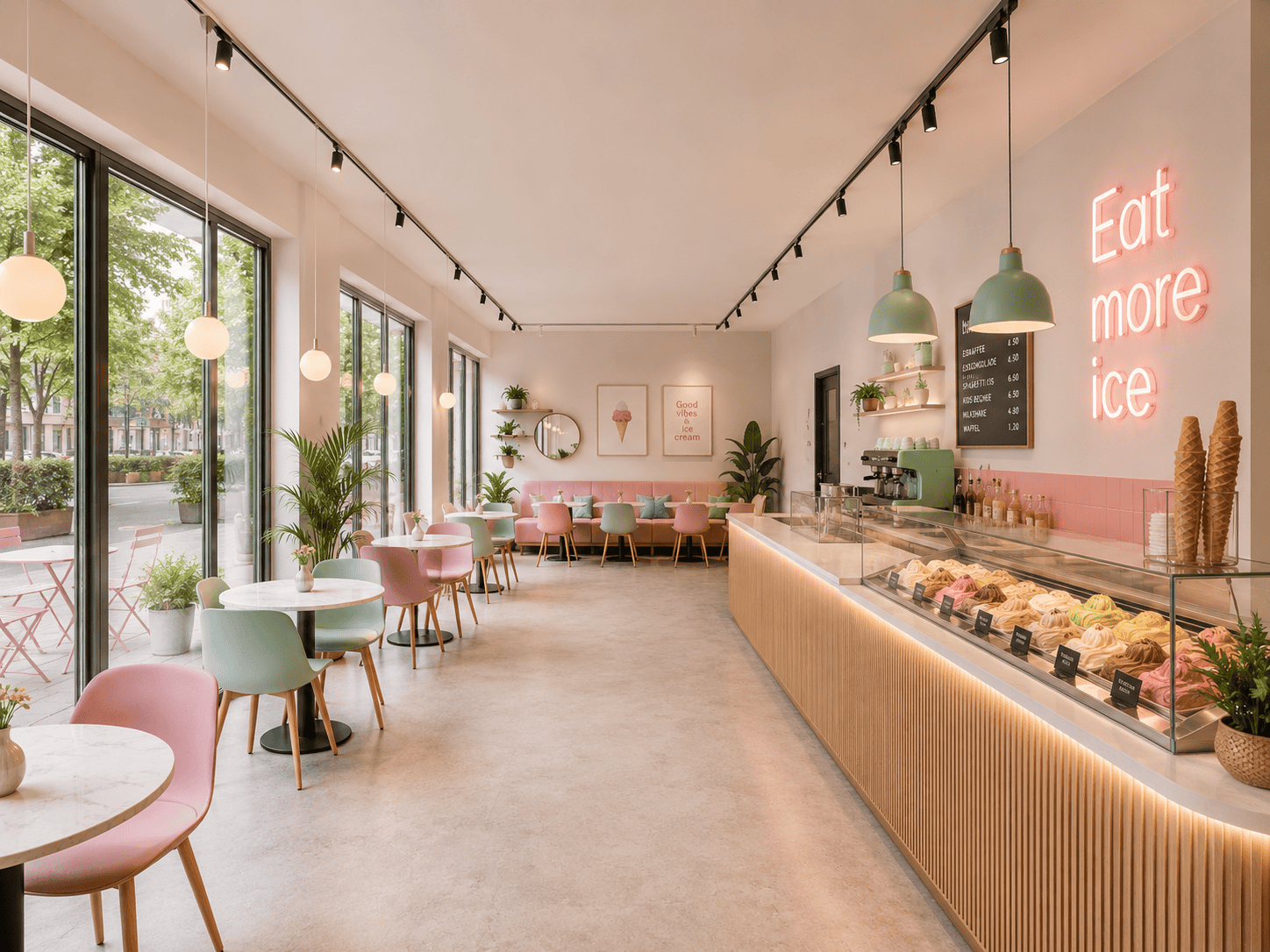 Gastronomie Konzept für Ladenlokal