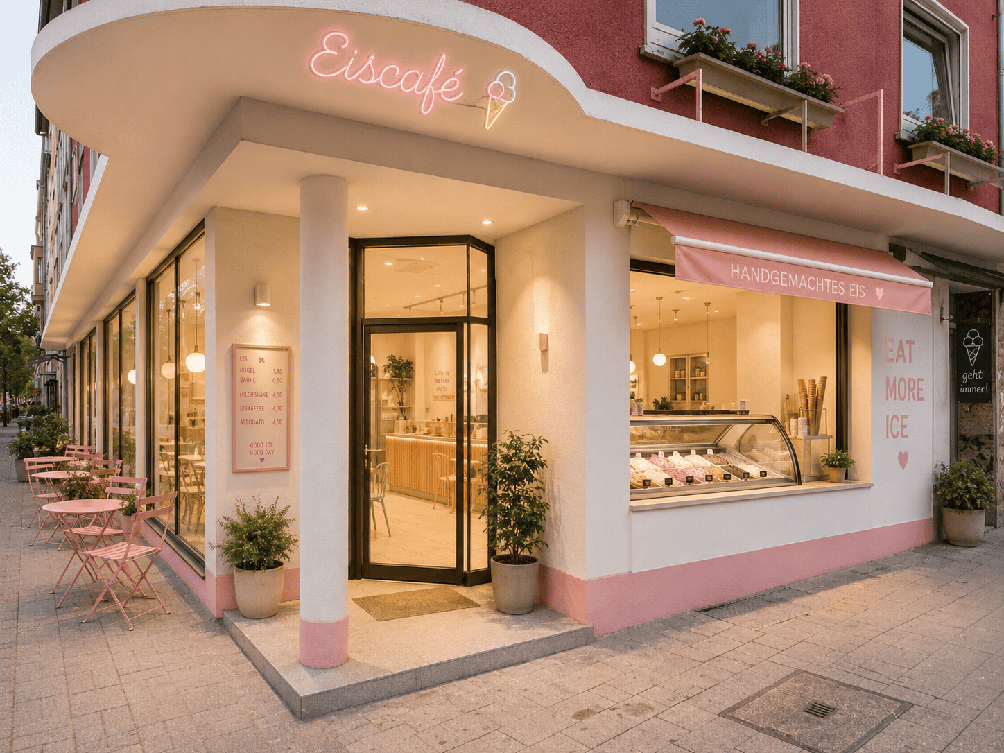 Eiscafé Vermietung Ladenlokal